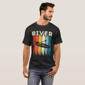 Oude Kayak, Rivier Avontuur Canoe T-shirt (Voorkant volledig)