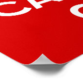 Oude Keep Calm and Carry On WWII Propaganda Poster (Hoek)