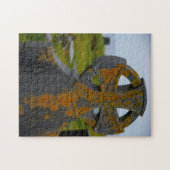 Oude Keltisch Kruis Galway Ierland. Legpuzzel (Horizontaal)