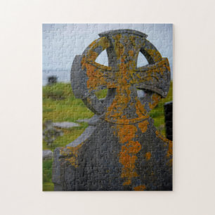 Oude Keltisch Kruis Galway Ierland. Legpuzzel