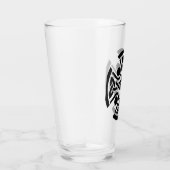 Oude Keltische Kruisknoopwerk Kunst Glas (Rechts)