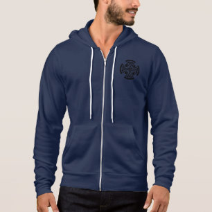 Oude Keltische Kruisknoopwerk Kunst Hoodie