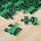 Oude Keltische Kruisknoopwerk Kunst Legpuzzel (Zijkant)
