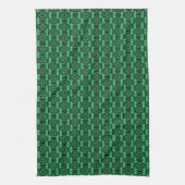 Oude Keltische Kruisknoopwerk Kunst Theedoek (Verticaal)
