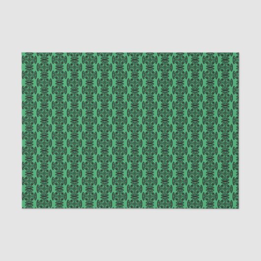 Oude Keltische Kruisknoopwerk Kunst Tissuepapier (Voorkant)