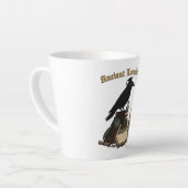 Oude Kennisonderhouder Raven | Dark Academia Gotie Latte Mok (Linkerhoek)