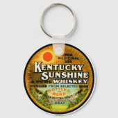 Oude Kentucky-whiskeylabel Sleutelhanger (Achterkant)