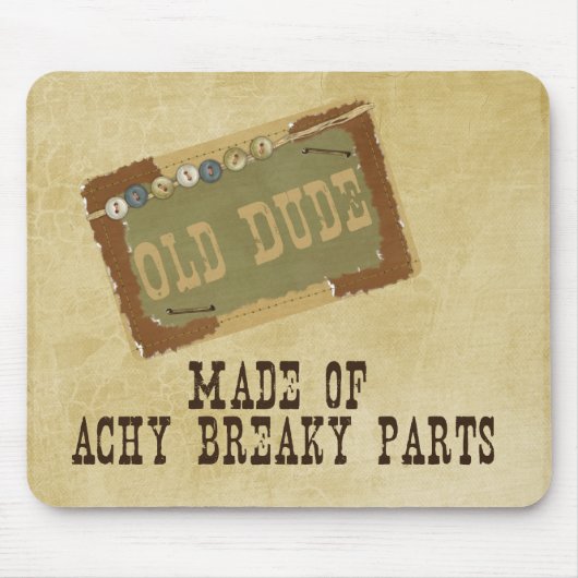 Oude kerel muismat (Voorkant)