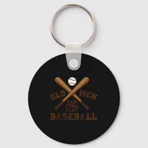 Oude Kerels Regeren Speel Honkbal Fun Sporten T-sh Sleutelhanger