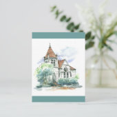 Oude kerk, Bartlett, TX Briefkaart (Staand voorkant)