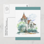 Oude kerk, Bartlett, TX Briefkaart (Voorkant / Achterkant)