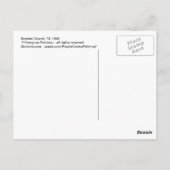 Oude kerk, Bartlett, TX Briefkaart (Achterkant)