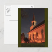 Oude kerk bij nacht briefkaart (Voorkant / Achterkant)