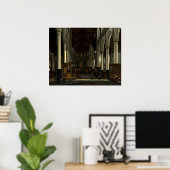 Oude Kerk - Emanuel de Witte Fine Art Poster (Thuiskantoor)
