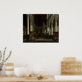 Oude Kerk - Emanuel de Witte Fine Art Poster (Keuken)