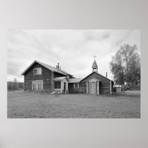 Oude Kerk en Parish House Poster