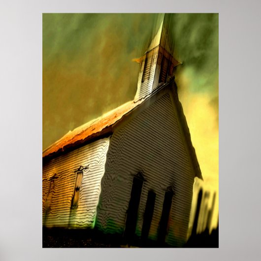 oude kerk - Gepersonaliseerd Poster (Voorkant)