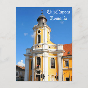 Oude kerk in Cluj Napoca, Roemenië Briefkaart
