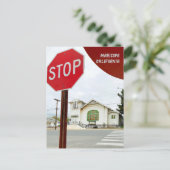 Oude kerk in Maricopa California Briefkaart (Staand voorkant)