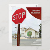 Oude kerk in Maricopa California Briefkaart (Voorkant / Achterkant)