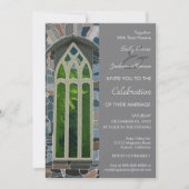 Oude kerk trouwkaart kaart (Voorkant)