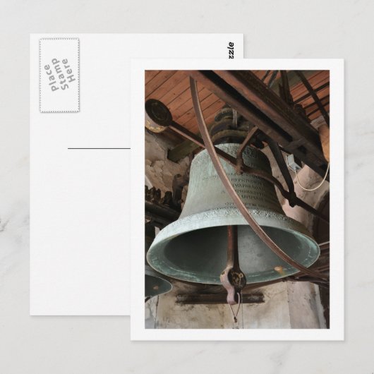 Oude kerkklok briefkaart (Voorkant / Achterkant)