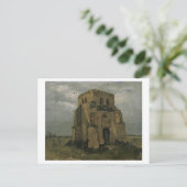 Oude kerktoren Nuenen Van Gogh Fine Art Briefkaart (Staand voorkant)