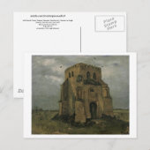 Oude kerktoren Nuenen Van Gogh Fine Art Briefkaart (Voorkant / Achterkant)