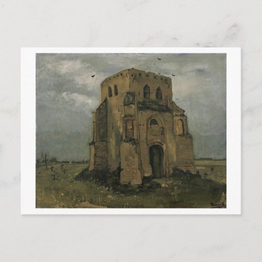 Oude kerktoren Nuenen Van Gogh Fine Art Briefkaart (Voorkant)