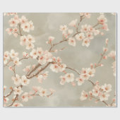 Oude Kersenbloesem Sakura Tak Cadeaupapier (Vlak)