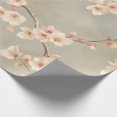 Oude Kersenbloesem Sakura Tak Cadeaupapier (Hoek)