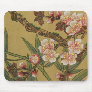 Oude Kersenbloesems Aziatische Japanse Bloemen Muismat