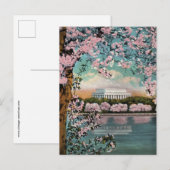 Oude Kersenbloesems Washington DC Ansichtkaart Briefkaart (Voorkant / Achterkant)