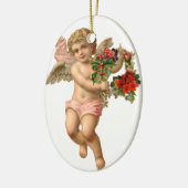 Oude kerst, Angel Keramisch Ornament (Links)