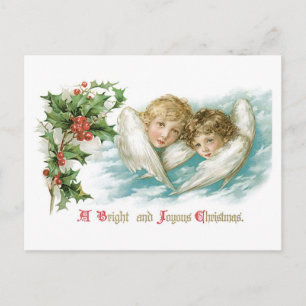 Oude kerst, Angels Feestdagenkaart