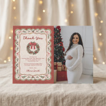 Oude Kerst Baby Shower Foto