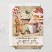 Oude Kerst Bakverkoop Kaart (Voorkant)