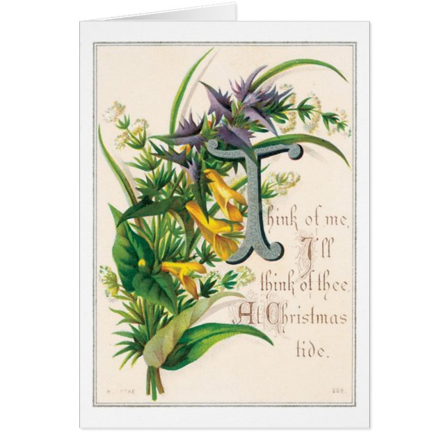 Oude kerst, bloem (Voorkant)