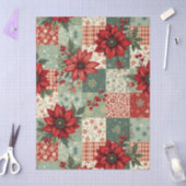 Oude Kerst Bloemstuk Dekpatroon Decoupage Tissuepapier (Craft)