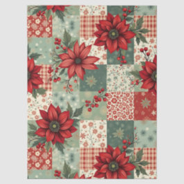 Oude Kerst Bloemstuk Dekpatroon Decoupage Tissuepapier
