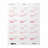 Oude Kerst Decoratie Feestdagen Etiket (Full Sheet)