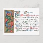 Oude kerst Kaart (Voorkant)