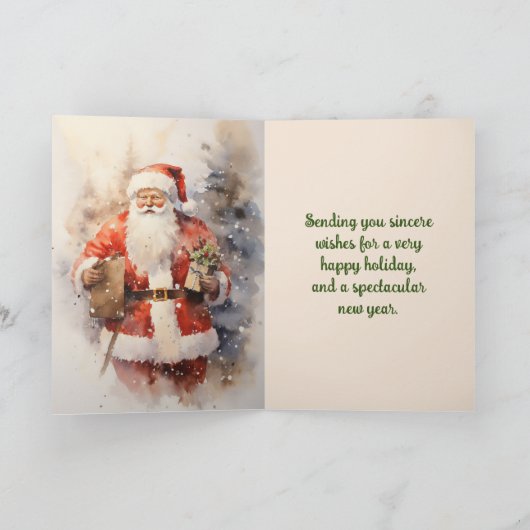 OUDE KERST KERST KAART (Binnen)