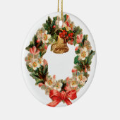 Oude kerst, kerstmis keramisch ornament (Rechts)