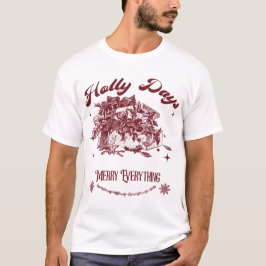 Oude Kerst Kerstmis T-shirt