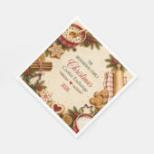 Oude Kerst Koek Uitwisseling Servetten (Hoek)