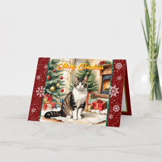 Oude Kerst Mooie vakantie Collectie Kaart (Voorkant)