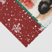 Oude Kerst Mooie vakantie Collectie Tissuepapier (Detail)