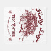 Oude Kerst Oude Kerstmis Fleece Deken (Voorkant (Horizontaal))