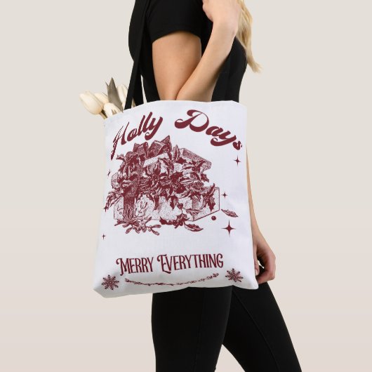 Oude Kerst Oudejaarsdag Tote Bag (Dichtbij)